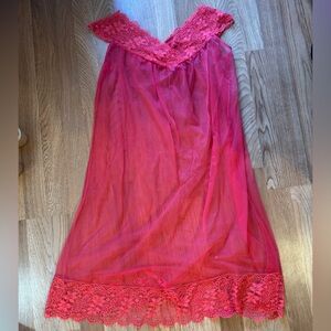 Vintage Pink Mesh Slip